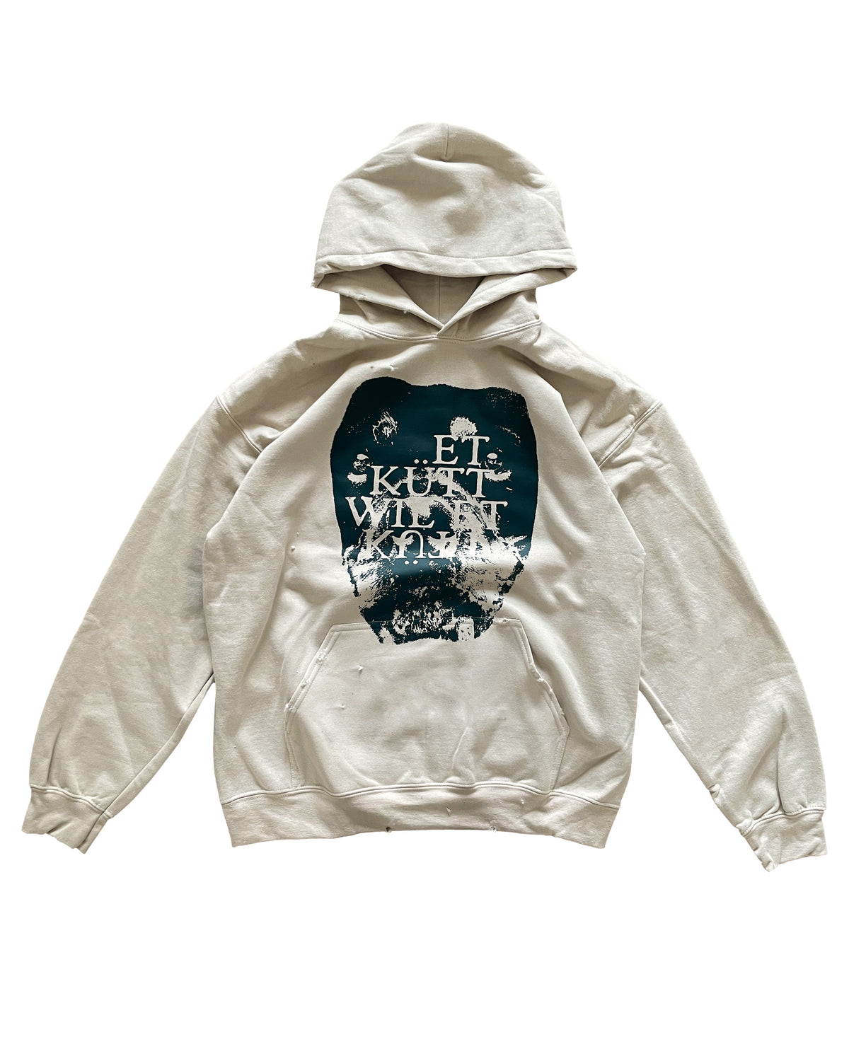1OF1 CREAM DOG HOODIE