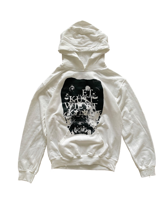 1OF1 WHITE DOG HOODIE